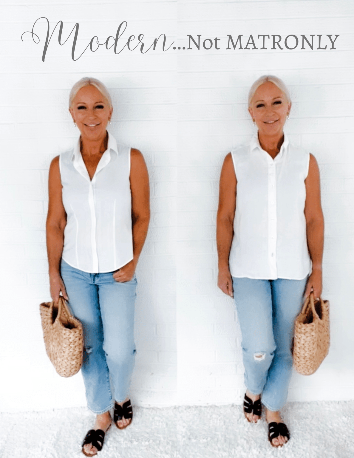 Guidance on How to Wear Your Shirt Untucked Midlife Posh Closet