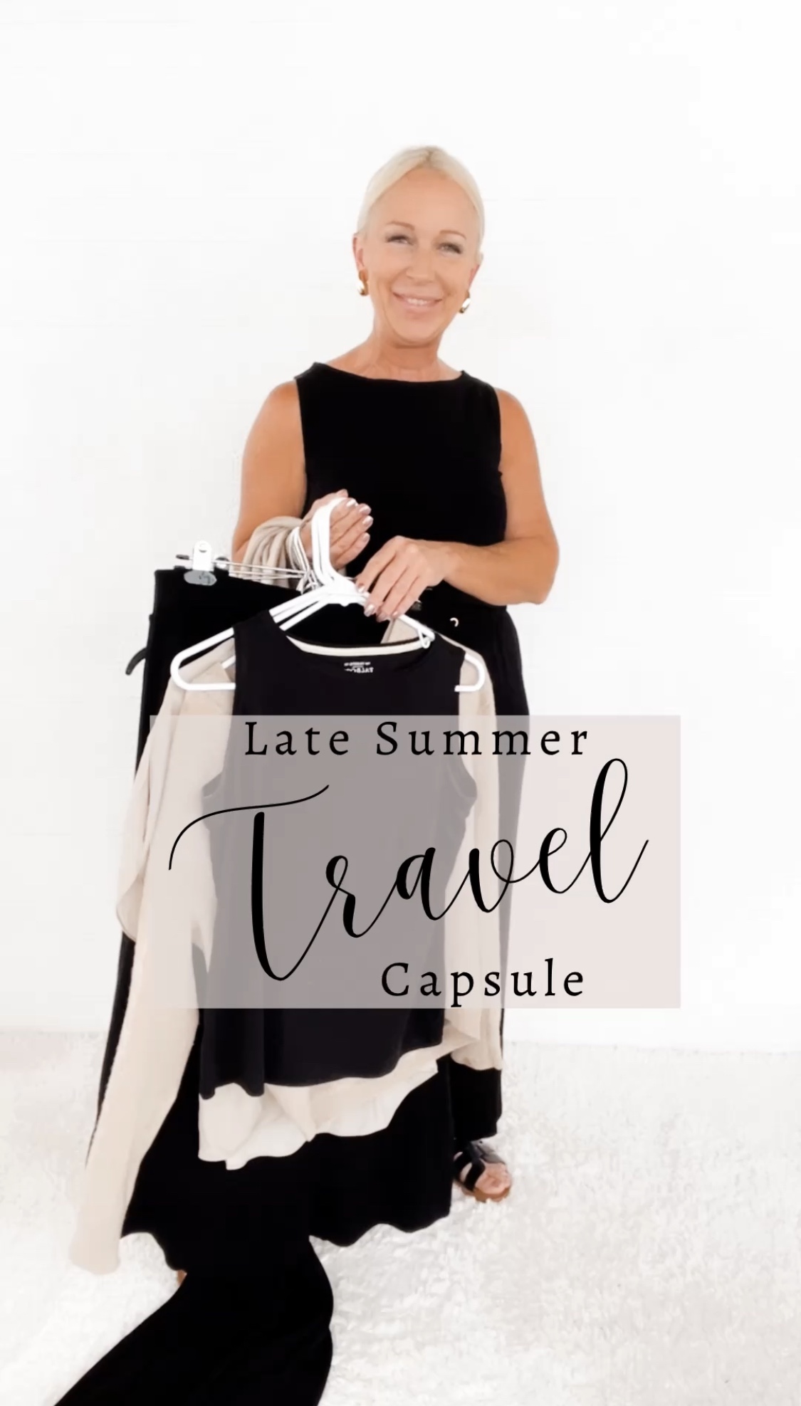Travel Capsule Wardrobe for Late Summer - Midlife Posh Closet