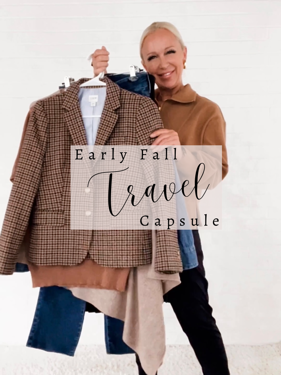 Travel Tuesday: Early Fall Travel Capsule Wardrobe for Midlife Women
