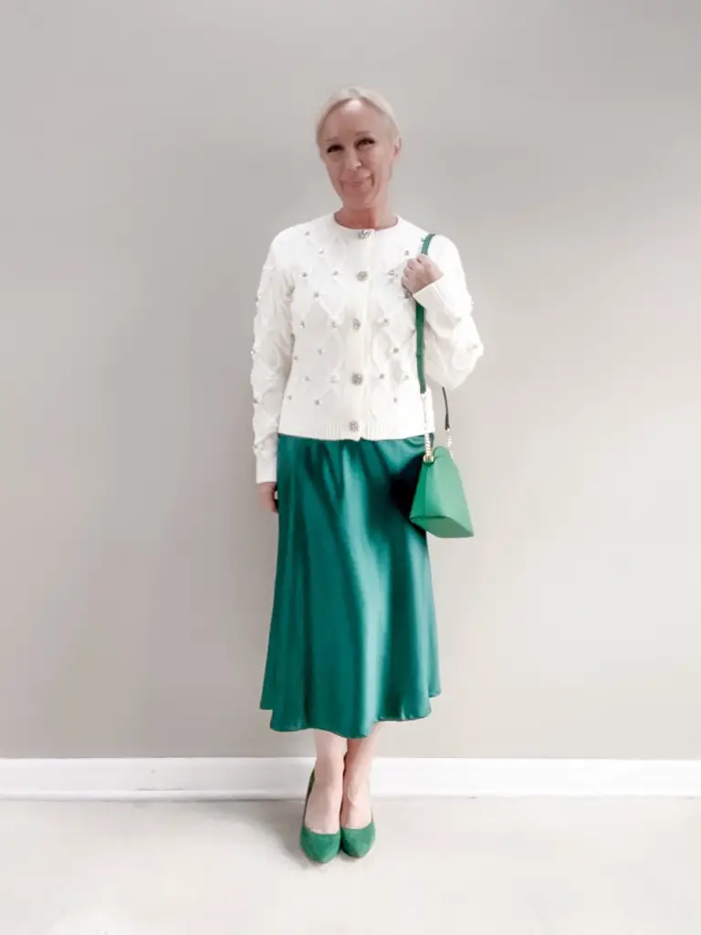 Emerald slip clearance skirt