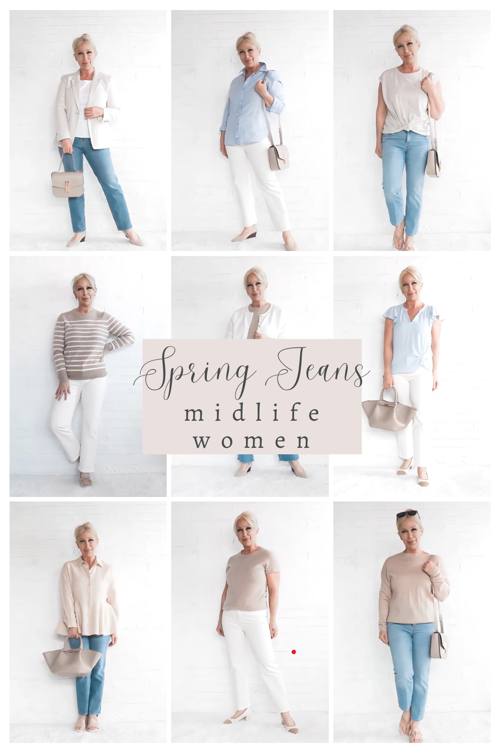 Spring Jeans for Midlife Women