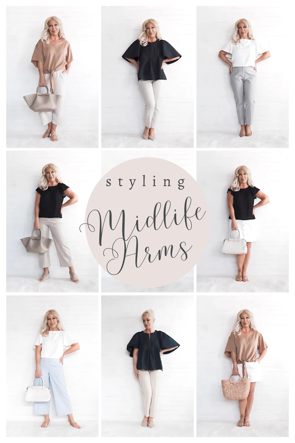 Styling Midlife Arms Spring Outfits 2024 Midlife Posh Closet