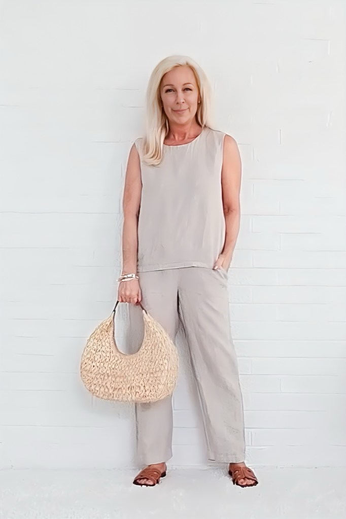 European Fashion Summer Outfit for Women Over 40, Women Over 50, Women Over 60